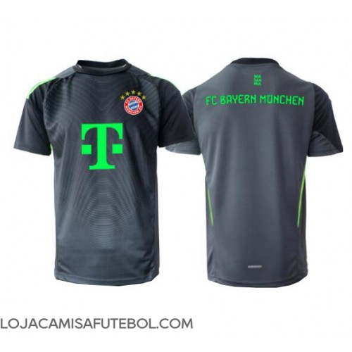 Camisa de Futebol Bayern Munich Goleiro Equipamento Secundário 2025-26 Manga Curta